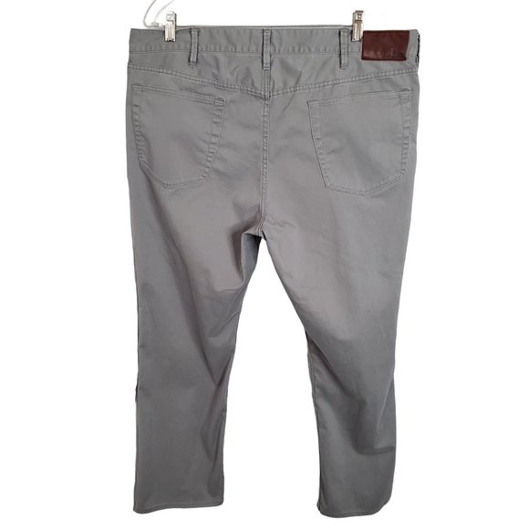 Polo Ralph Lauren Size 38/30 Pants Chinos Stretch Straight Leg Cotton Blend Gray - Picture 2 of 16